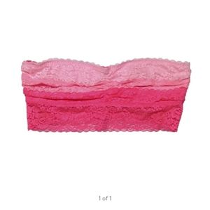 Victoria's Secret Pink lace bandeau bra bralette